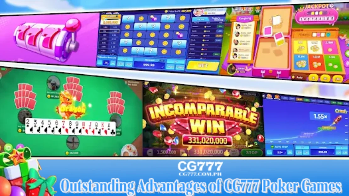 Outstanding Advantages of CG777 Poker Games